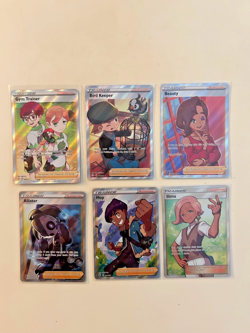Pokemon TCG Allister Hop Ilima Beauty Bird Keeper etc Full Art Lot of 6 - NM - Image 1