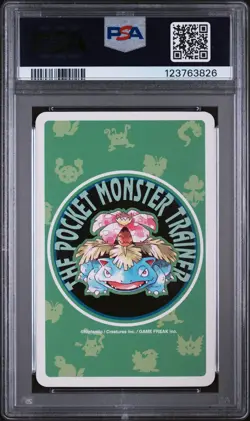 1996 POKEMON GREEN VERSION PLAYING CARDS ACE OF SPADES #150 MEWTWO PSA 8 - Image 2