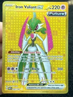 Iron Valiant ex 261/182 - HR Gold - LP-NM - Pokemon TCG Card - Image 1