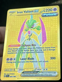 Iron Valiant ex 261/182 - HR Gold - LP-NM - Pokemon TCG Card - Image 2