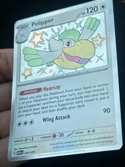 Pelipper 204/091 Baby Shiny Rare - LP-NM - Pokemon TCG Card - Image 2