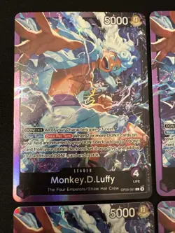 4 One Piece Monkey.D.Luffy (OP09-061) St-26 Gear 5 Leader Foil NM - Image 2