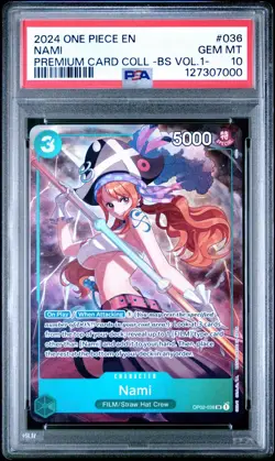 2024 Nami (Best Selection Vol. 1-) OP02-036 One Piece PSA 10 Gem Mint - Image 1