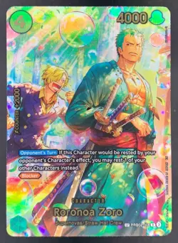 Roronoa Zoro Foil PRB02-006 EB04 OP14 One Piece The Azure Sea's Seven English - Image 1