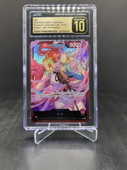 2022 One Piece Japanese Prem Collection Uta Promo Alt Art CGC 10 Pristine #P-011 - Image 1