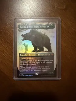 Lumra, Bellow Of The Woods Borderless Foil 0293 (Bloomburrow Showcase) NM/M - Image 1