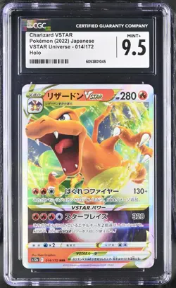 Charizard VSTAR 014/172 S12a: Vstar Universe Holo Japanese CGC MINT 9.5 Pokemon - Image 1