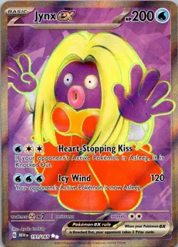Pokemon TCG Jynx EX 191/165 Sv: Scarlet & Violet 151 Full Art NM (SKU 1-2) - Image 1