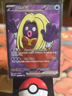 Pokemon TCG Jynx EX 191/165 Sv: Scarlet & Violet 151 Holo Full Art NM Condition - Image 1