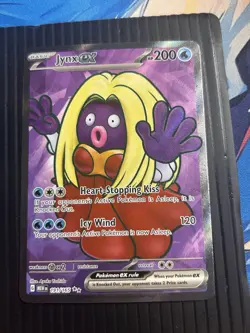 Pokemon TCG Jynx EX 191/165 Sv: Scarlet & Violet 151 Holo Full Art NM Condition - Image 2