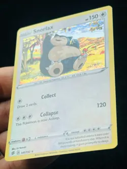 Snorlax 141/192 Cosmo Holo Promo - LP-NM - Pokemon TCG Card - Image 2