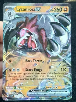 Lycanroc ex 117/193 - LP-NM - Pokemon TCG Card - Image 1