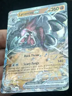 Lycanroc ex 117/193 - LP-NM - Pokemon TCG Card - Image 2