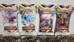 Pokemon TCG Sword and Shield Lost Origin x4 sleeved Booster Packs Lot of 4 - Image 1