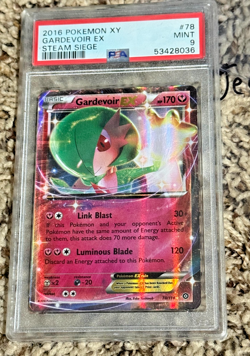 Pokemon Card - Gardevoir EX #78 - PSA Graded Mint 9 - Steam Siege 2016 - Image 1