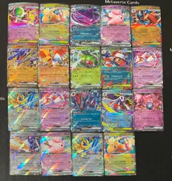Team Rocket's Mewtwo ex Mega Scrafty ex Mega Dream Japanese Pokemon Card Lot*19 - Image 1