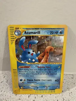 Azumarill H4/H32 Pokemon Aquapolis Holo Rare Card LP TCG - Image 1