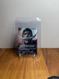 Edward Newgate One Piece Card Game Alt Art Kingdoms of Intrigue Foil OP02-004 NM - Image 1