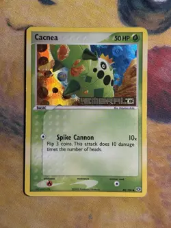 Cacnea 44/106 Reverse Holo Stamped 2005 Pokemon EX Emerald Card MP PL - Image 2