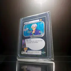 🐉 DBZ CCG FOIL PREVIEW TOO LATE Score Dragon Ball Z Rare Trunks Card #5 (2001) - Image 2
