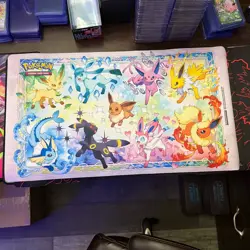 Pokemon Playmat Super Prismatic Evolutions TCG CCG Pad Trading Card Game Mat - Image 1