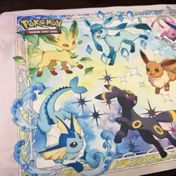Pokemon Playmat Super Prismatic Evolutions TCG CCG Pad Trading Card Game Mat - Image 4