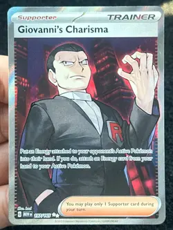 Giovanni's Charisma 197/165 FA - LP-NM - Pokemon TCG Card - Image 1
