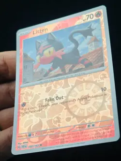 Litten 032/162 Reverse holo - LP-NM - Pokemon TCG Card - Image 2