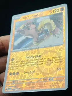 Hitmonlee 106/165 Reverse holo - MP - LP - Pokemon TCG Card - Image 2