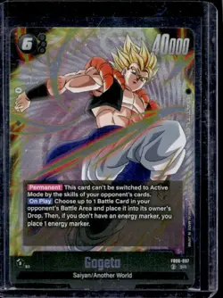 Dragon Ball Super Card Game Fusion World Rivals Clash Gogeta SR #FB06-097 - Image 1