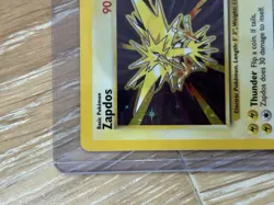 Pokemon TCG Zapdos Base Set Holo Unlimited Rare Card 16/102 - Image 2