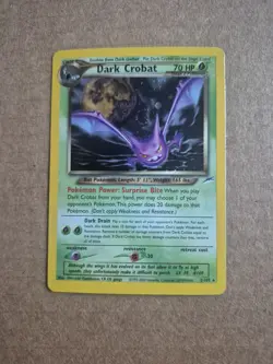 Dark Crobat - 2/105 - Pokemon Neo Destiny Unlimited Holo Rare Card WOTC LP Nice - Image 2
