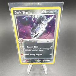 Pokemon Dark Steelix 10/109 Team Rocket Returns Holo Rare Card English - Image 1