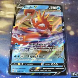 Pokemon TCG Kingler V 028/172 Brilliant Stars Sword & Shield NM/M - Image 1