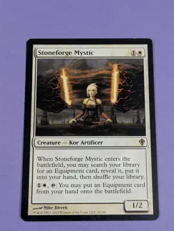 MTG Magic: Worldwake: Stoneforge Mystic #20/145 Rare - LP - Image 1