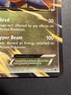 MP Garchomp EX XY167 XY Black Star Promo Holo Pokemon card English 2016 - Image 5