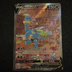 Pokemon Machamp V (Alternate Full Art) 172/189 Swsh10: Astral Radiance Holo - Image 1