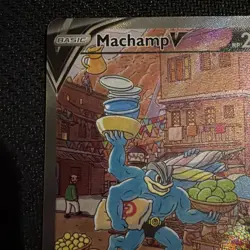 Pokemon Machamp V (Alternate Full Art) 172/189 Swsh10: Astral Radiance Holo - Image 2