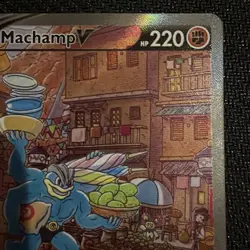 Pokemon Machamp V (Alternate Full Art) 172/189 Swsh10: Astral Radiance Holo - Image 3