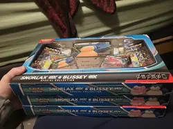 Pokemon TCG Snorlax EX & Blissey EX Special Collection Box - New Sealed {3 Total - Image 1