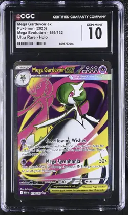 Pokemon TCG Gardevoir ex 159/132 Mega Evolution Ultra Rare CGC 10 Gem Mint 🔥 - Image 1