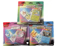Pokemon TCG Prismatic Evolutions Tech Sticker Collection Set Lot Of 3 Sealed New - Image 1
