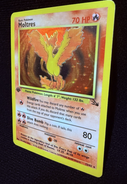 1999 Moltres 12/62 *1st Edition* Fossil Holo Rare - Vintage Pokemon TCG WoTC - Image 4