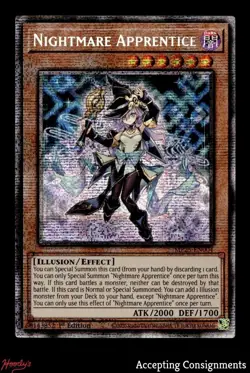 2025 Yu-Gi-Oh! TCG Mega Pack 1st Edition #MP25EN004 Nightmare Apprentice STAR - Image 1