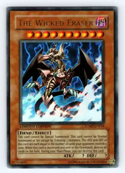 Yugioh The Wicked Eraser JUMP-EN016 Ultra Rare - NM 💎 - Image 1