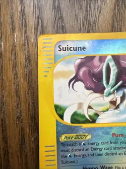 Pokemon 2002 Suicune TCG Reverse Holo Rare Card Aquapolis 37/147 Heavily Played - Image 4