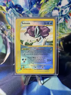 Pokemon 2002 Suicune TCG Reverse Holo Rare Card Aquapolis 37/147 - Image 1