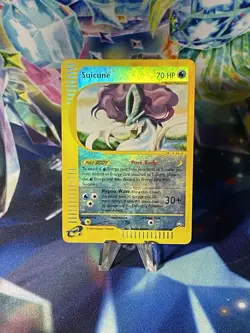Pokemon 2002 Suicune TCG Reverse Holo Rare Card Aquapolis 37/147 - Image 2