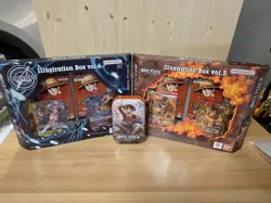 One Piece TCG Lot of (3) Illustration Boxes Vol.5 & 6, Tin Pack Vol.2 - Image 2