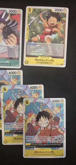One Piece PRB02 Lot Of 8 Monkey D Luffy (Pirate Foil) - Image 4